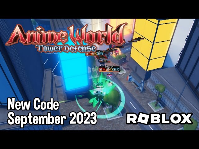 Roblox  Anime World Tower Defense Codes (Updated October 2023