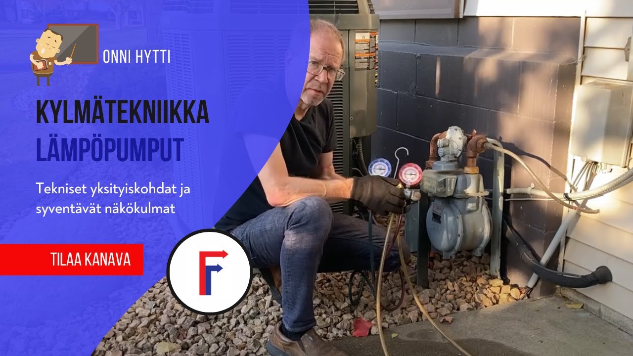 Kylmälaitoksen tai lämpöpumpun kylmäaineen määrän mittaaminen käyttämällä taltiointilaitetta