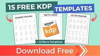 15 Free Amazon KDP Interior Templates - Download Now! by Subha Malik 3,487 views 1 month ago 4 minutes, 42 seconds
