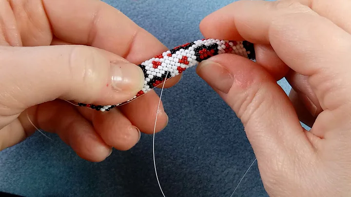 Replacing a bead: how to break and stitch a new be...