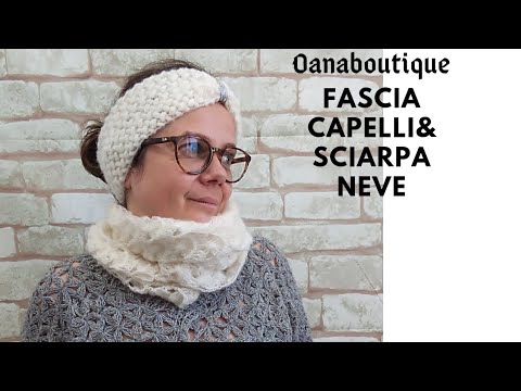 Fascia capelli NEVE by oanaboutique - YouTube