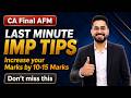 Don’t Go Unprepared! AFM Last Minute Game Plan | CA Final AFM | CA Nikhil Monga