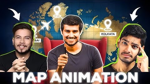 How to Create Map Animation Like Dhruv Rathee | 2025 New Ai Tool | Tech Banti Raaz | @dhruvrathee