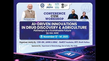 (Day 2) Conference on AI-Driven Innovations in Drug Discovery and Agriculture at  BioNEST Incubator
