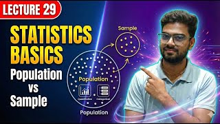 Statistics for Data Science Explained | Population vs Sample & Types of Data