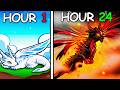 Surviving 24 Hours In Roblox Creatures Of Sonaria 