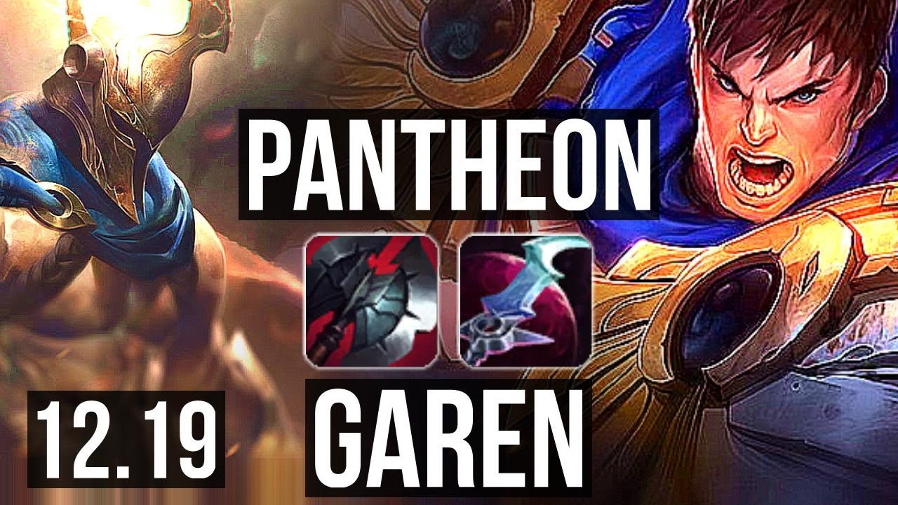 PANTHEON GAREN (TOP) | 3.4M mastery, 2000+ Rank 8 Panth | EUW Grandmaster | 12.19 - YouTube