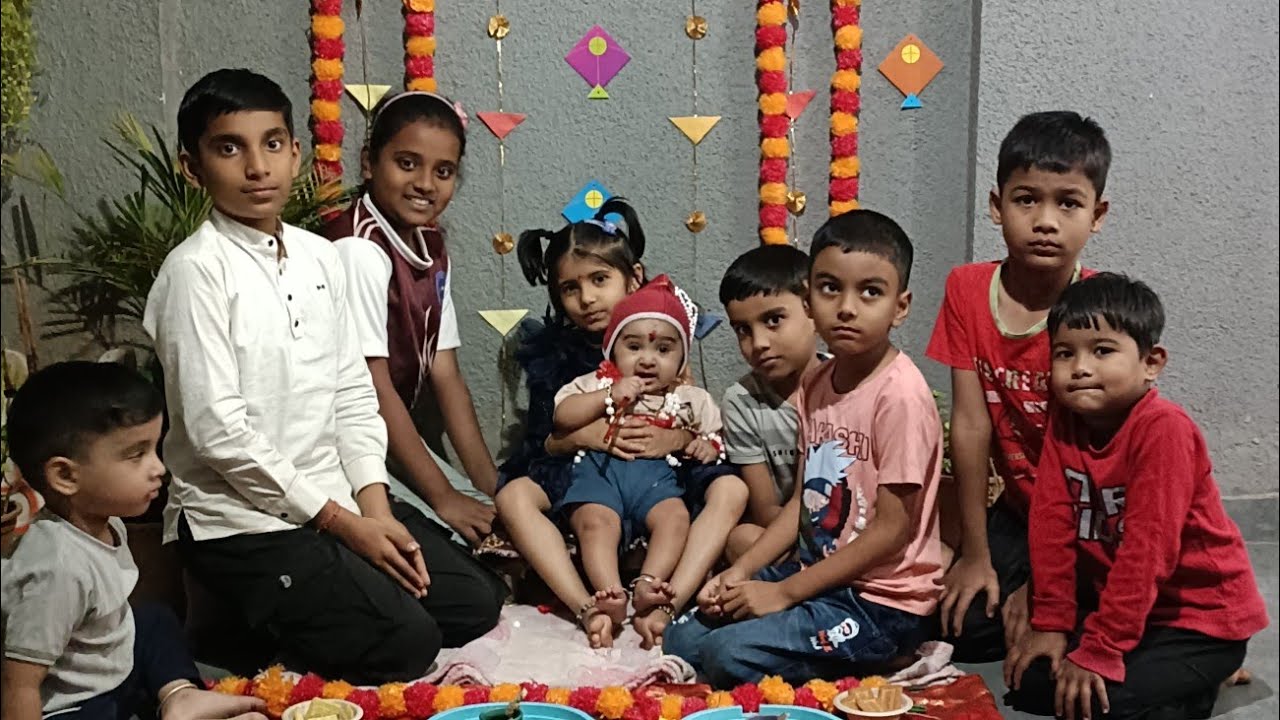 राघव चे पहिले बोरन्हाण Raghav's 1st bornhan ll decoration idea for bornhana ll