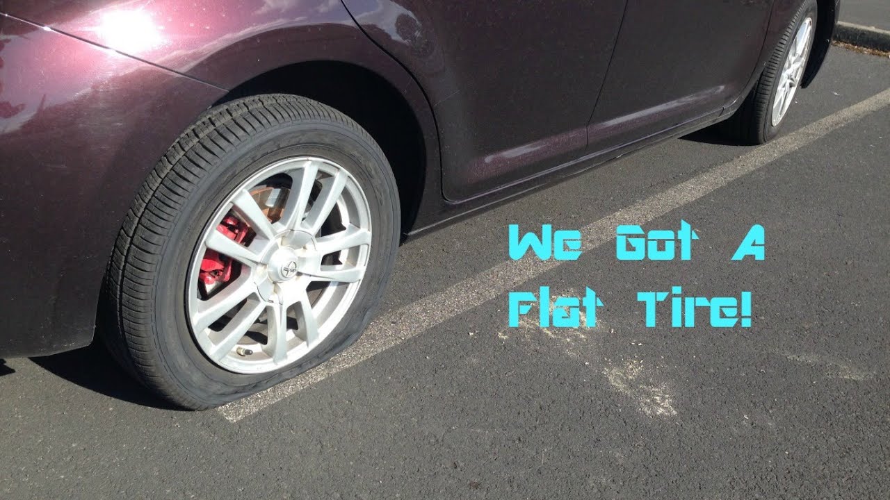 We Got A Flat Tire! YouTube