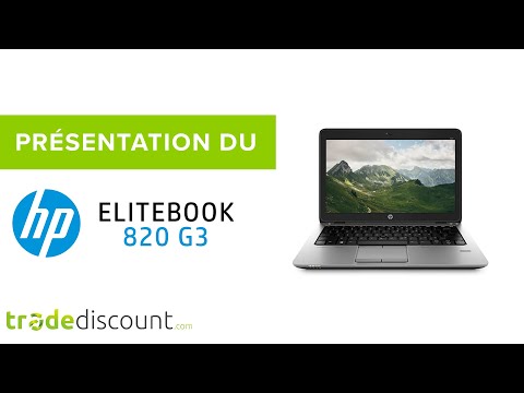 Présentation du HP EliteBook 820 G3