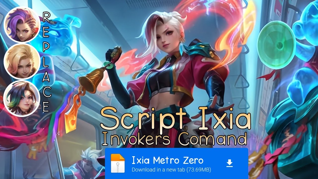 Script Skin Ixia Metro Zero No Password | Full Effect Voice | Patch Terbaru