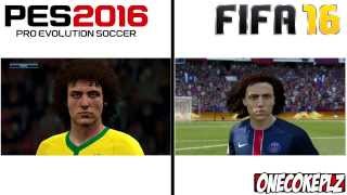 Fifa 16 Vs PES 2016 - FACES COMPARISON! screenshot 5