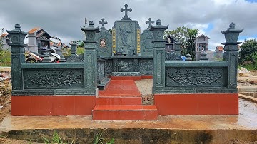Hoàn thiện khu lăng mộ đá xanh rêu cao cấp, bài hát, con dâng chúa , giọng hát vi oanh, nguồn copy