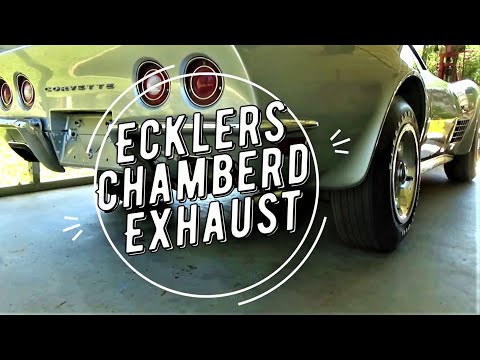 Eckler's Corvette Chambered Exhaust...