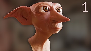 CGC Classic: Creating a House Elf from Harry Potter Pt. 1 - Modeling (Blender 2.6)
