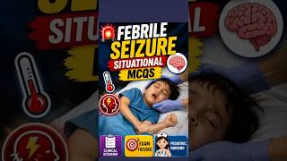 🚨Febrile Seizure in Child?| Priority Nursing Action🧠🔥| Pediatric Nursing MCQ #norcetmcq #rrbnursing
