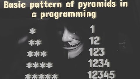 pyramids in c programming #cprogramming #programming #clanguage #program  #pyramid @CodeForHer9850