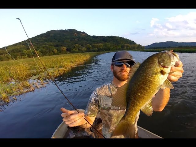 Bass Fishing Trempealeau River Part 2 - Angler X 