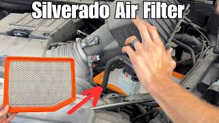 2023 Chevy Silverado 2.7L TurboMax Air Filter Replacement (3 Minute DIY)