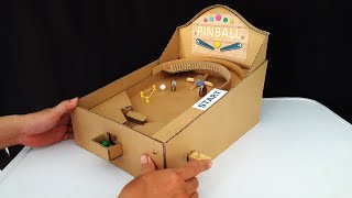 How to Make Cardboard Pinball Machine