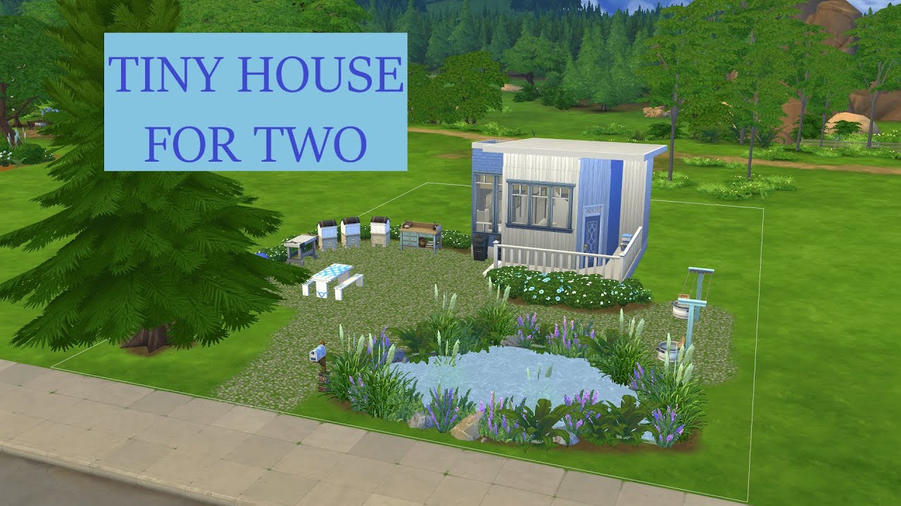 Tiny House for Two /// The Sims 4: Speed Build - YouTube