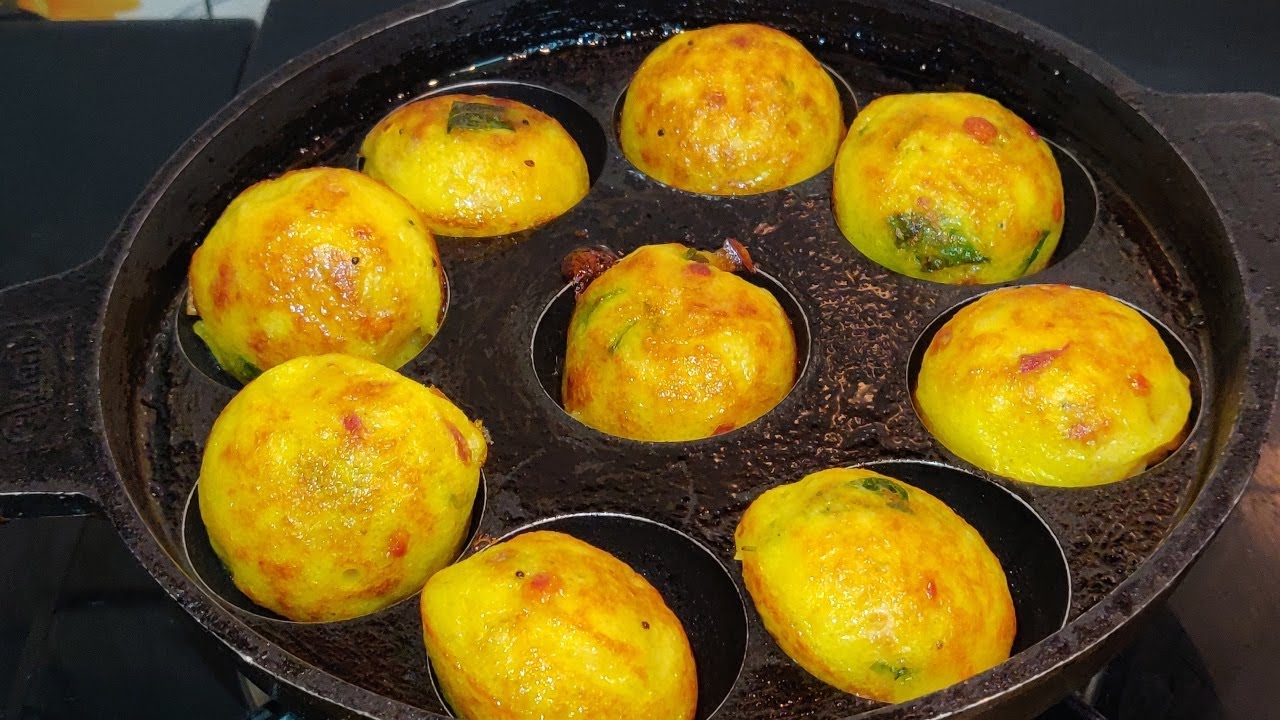 Spicy Paniyaram Snacks !!  Kara Paniyaram | Traditional Patti Recipe| Dakshin Foodz | Dakshin Food  - Tamil