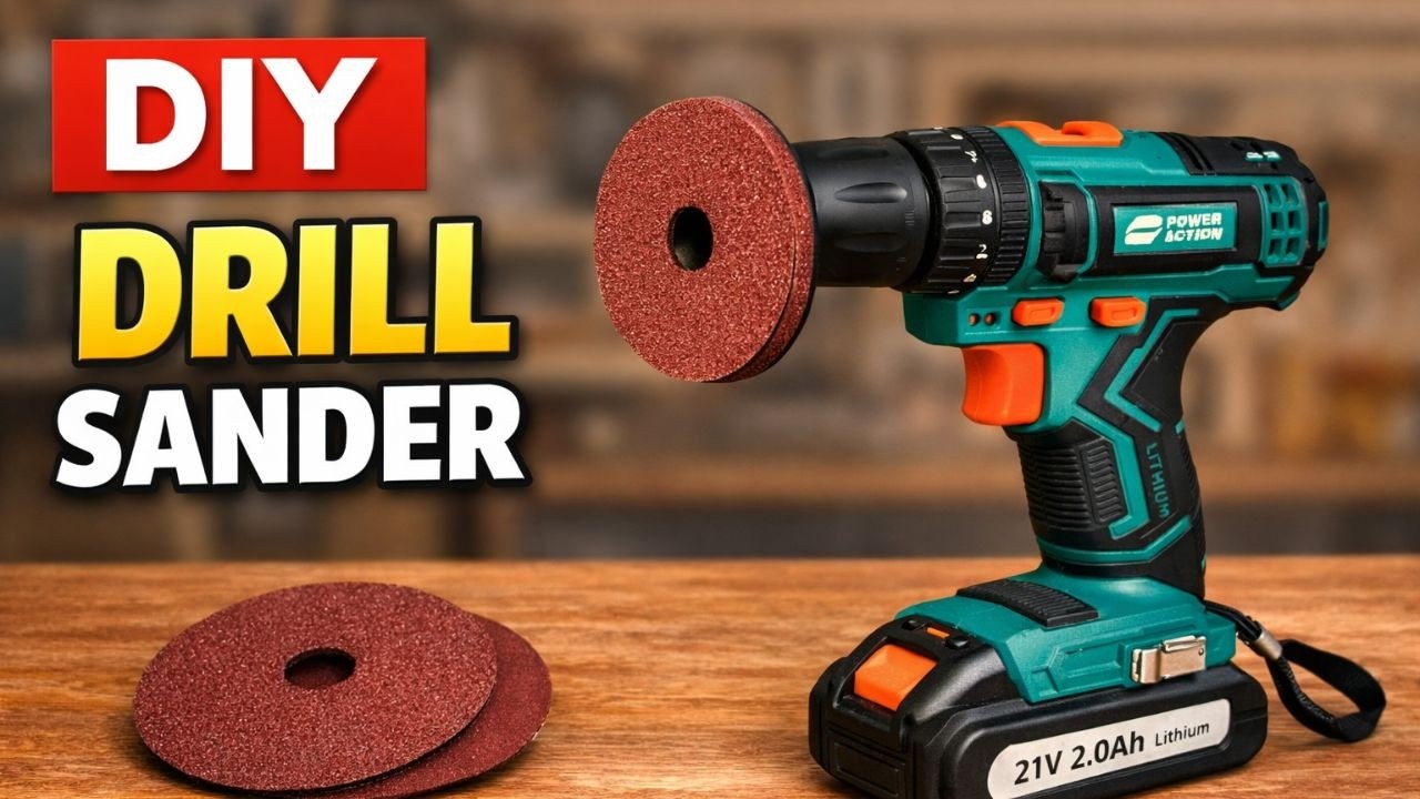 Never Buy a Sander Again – Use Your Drill Instead!