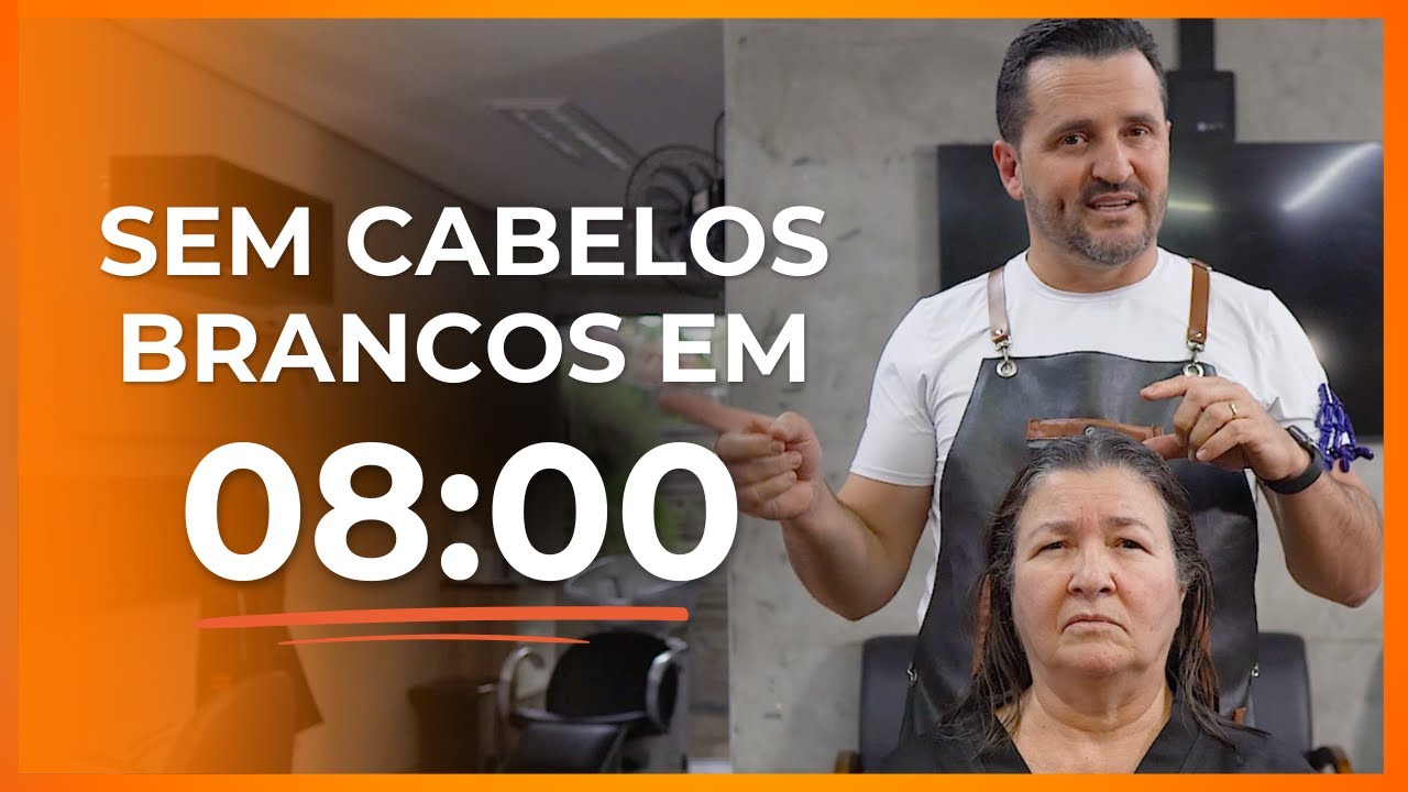 TRANSFORMANDO CABELOS BRANCOS EM MORENO ILUMINADO!