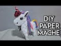 Paper Mache Unicorn #Schoolproject #kidsArts #crafty