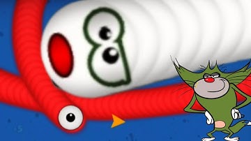 OGGY And JACK Play Saamp Wala game  In Worms zone.io biggest Snake.io 🤣 @TaimurOP