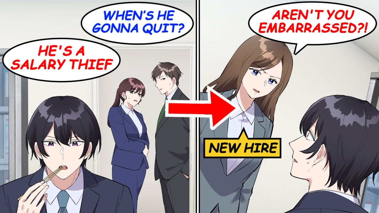 I was mocked as a salary thief. Then a new hire asked Aren't you embarrassed!? [Manga]