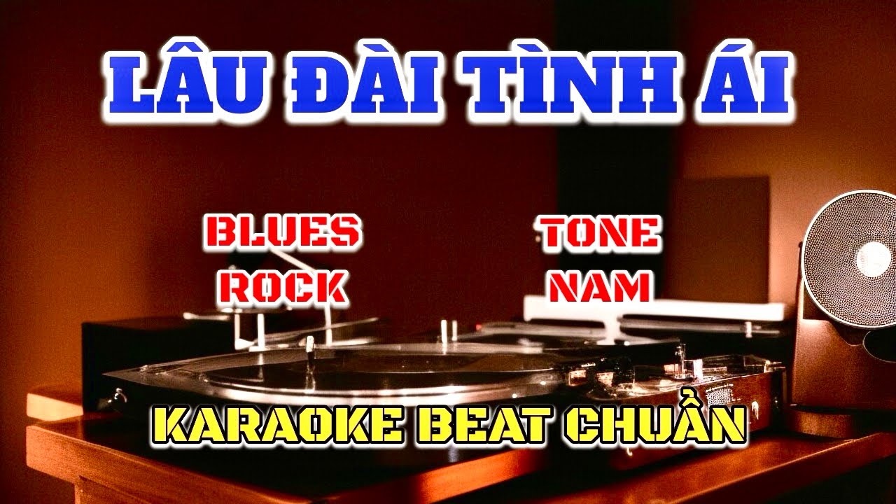 [Karaoke] Lâu Đài Tình Ái - Tone Nam [F] Blues Rock | Beat Chuẩn Mới Nhất