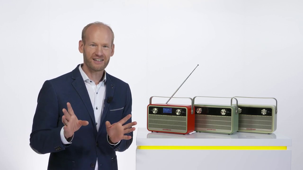 Transita 120 IR   Portables DAB+ UKW Digitalradio im Retrolook mit Internet    Nordmende