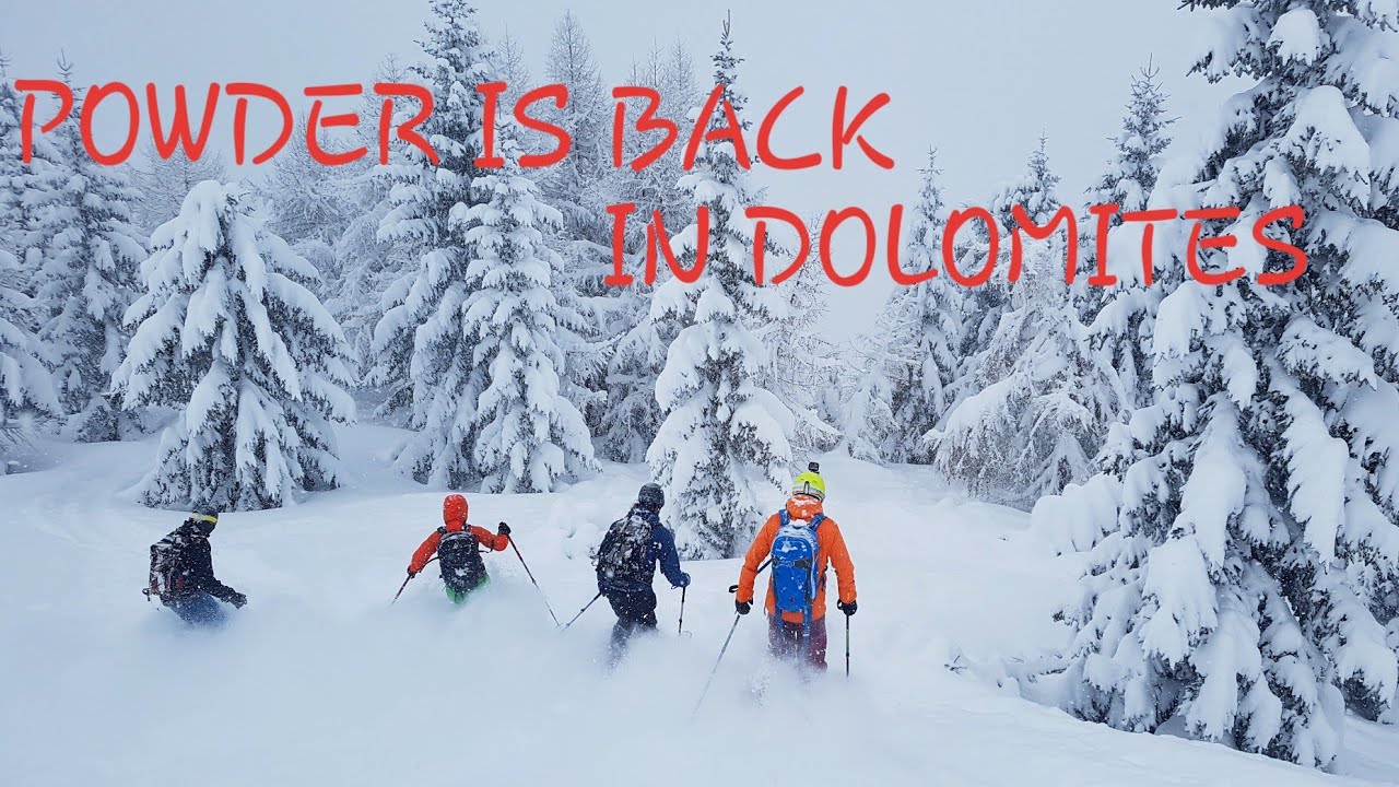 POWDER IS BACK IN DOLOMITES - ARABBA FREERIDE