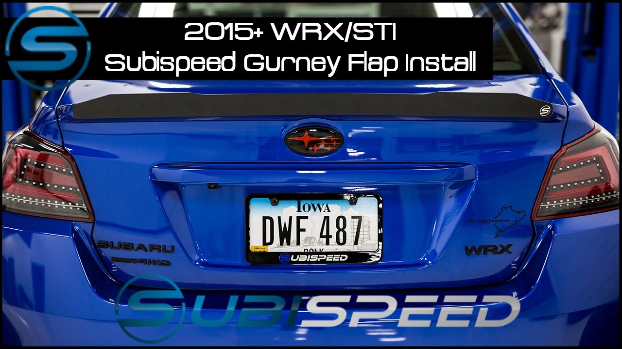 Track Form 2015 WRX/STI Gurney Flap V2 Slim Edition