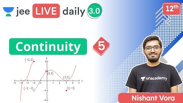 JEE: Continuity L5 | Unacademy JEE | JEE Maths | Nishant Vora