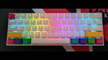 Anne Pro 2 Sound Test (Tape mod and foam mod)