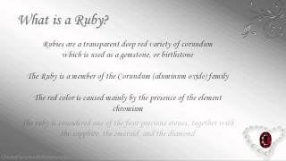 July Birthstone - Cancer: Ruby