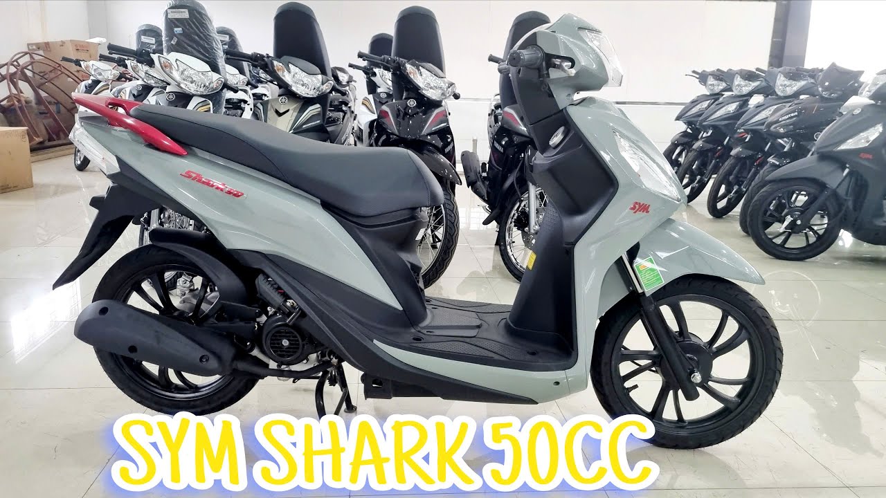 Sym Shark 50cc Xám Xi Măng | Trịnh Minh Hùng