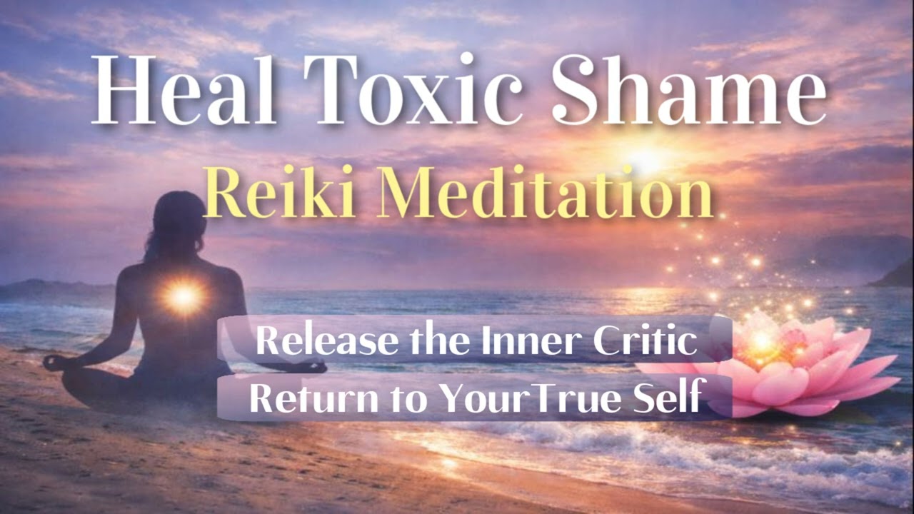 Healing Toxic Shame – Reiki Meditation 🪷Release the Inner Critic & Return to Your True Self