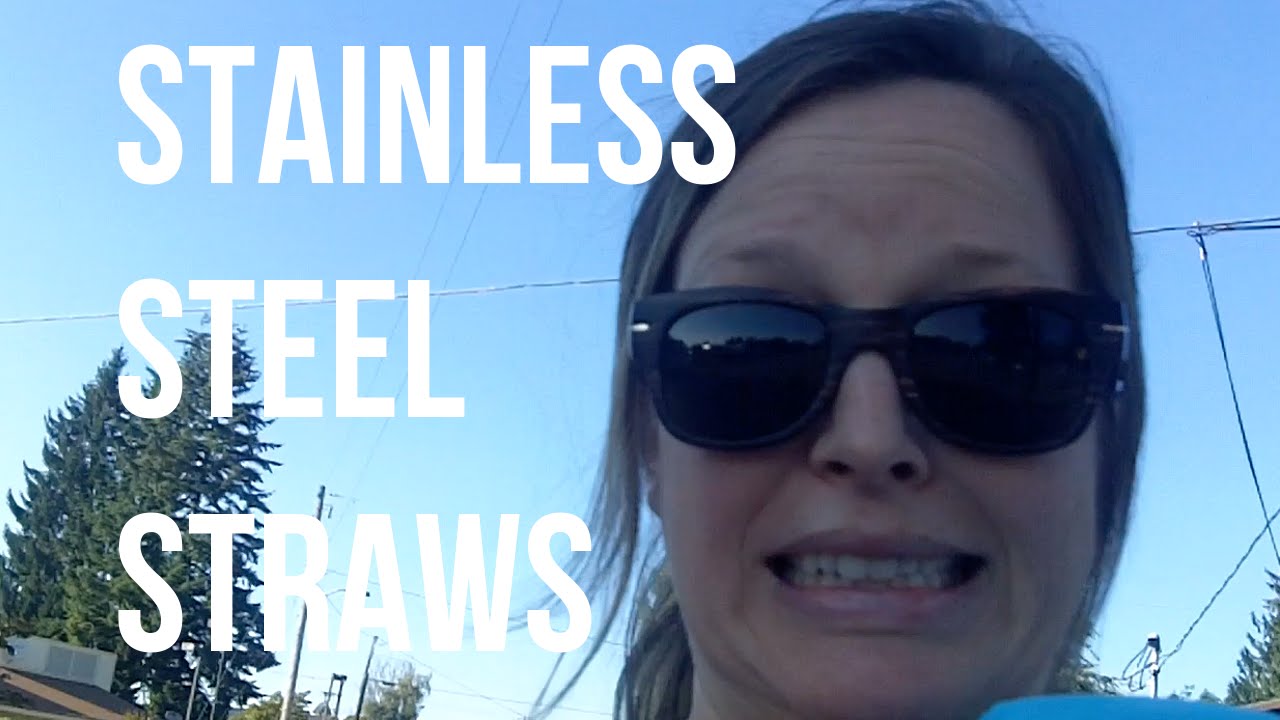STAINLESS STEEL STRAWS!
