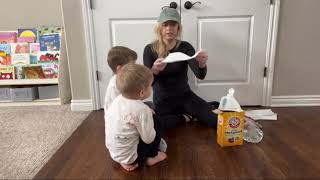 Exploding Snowman STEAM Experiment