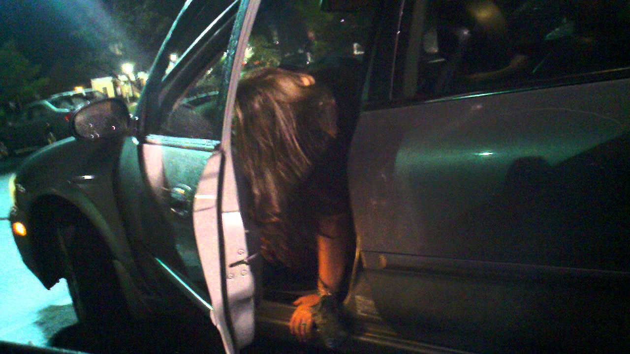 girl throwing up in boston YouTube