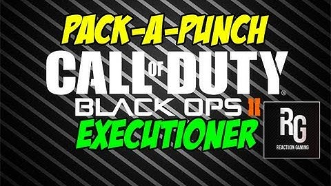 Black Ops 2 Zombies: ALL WEAPONS PACK-A-PUNCHED: Executioner