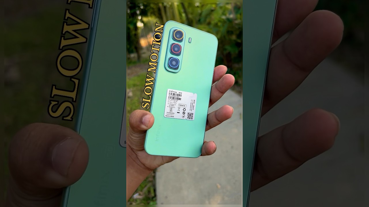 Infinix hot 50 5G Slow motion Test 