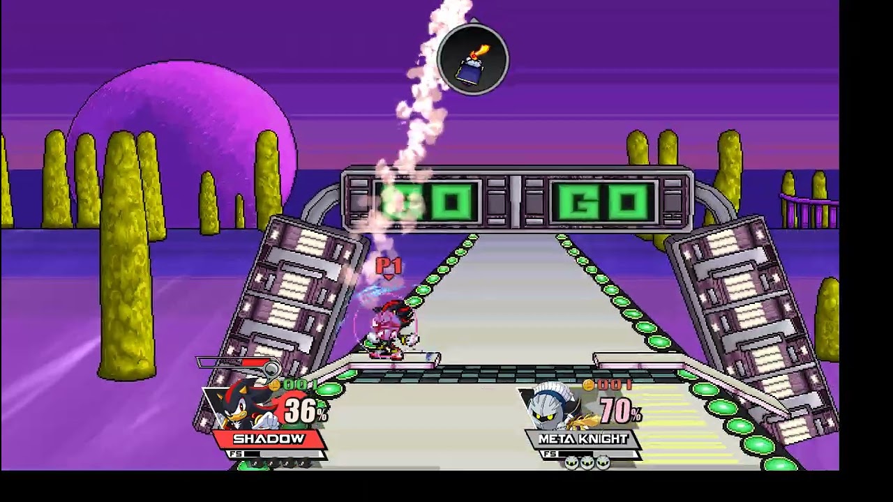 super smash bros crusade: shadow vs meta knight