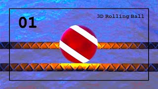 3D Rolling Ball • Gameplay Volume.01 • Level 1-8 screenshot 2