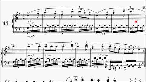 Con Brio Exam (CBE) Grade 1 Czerny Op.599 No.41 Sheet Music