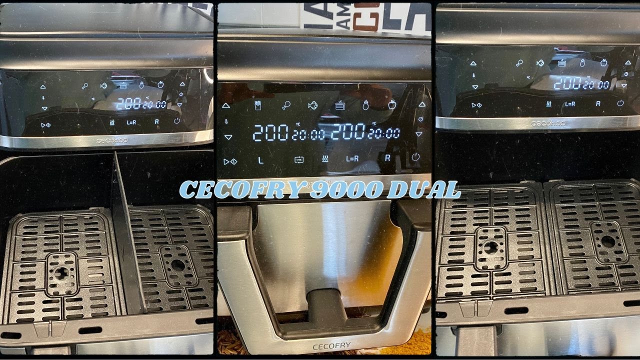 ES ENORME! 🍗 CecoFry Dual 9000 9L - Freidora de aire como funciona