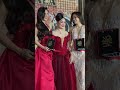 Miss Cam Ly get gift from Ngoc Chau Au NCA #misscosmointernational #missuniverse #missworld